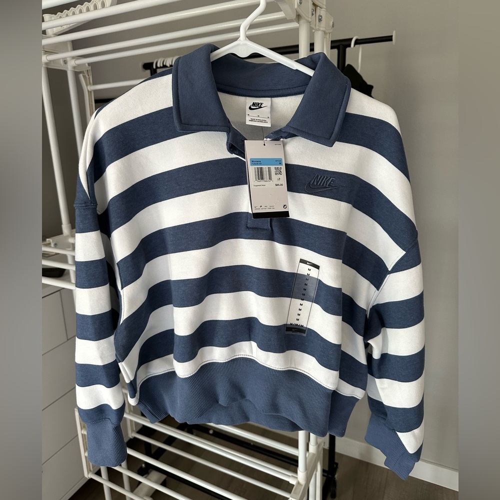 Women’s Nike Cropped Polo Sweatshirt